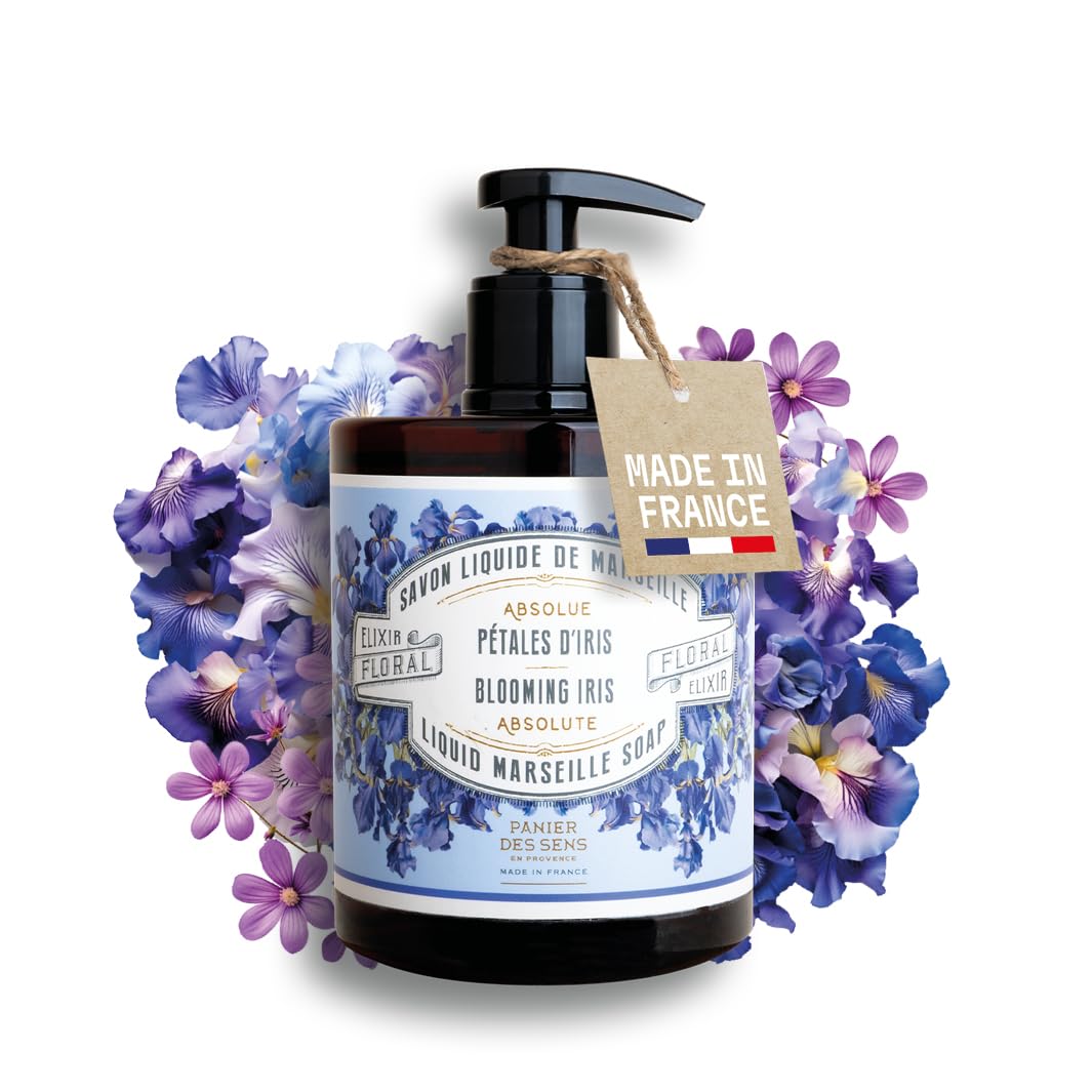 Panier des Sens Iris Liquid Hand Soap 16.9 fl oz front view