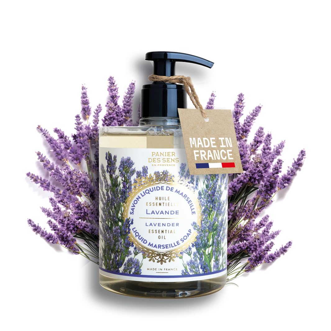 Panier des Sens Lavender Liquid Hand Soap 16.9 fl oz front view