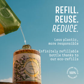 Panier des Sens Lemon Verbena Liquid Hand Soap with eco-friendly packaging