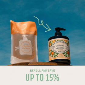 Panier des Sens Orange Blossom Liquid Hand Soap 1L back view