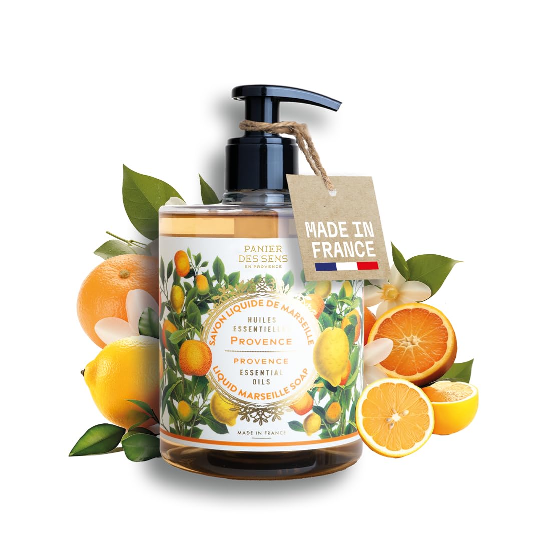 Panier des Sens Provence Citrus Liquid Hand Soap front view