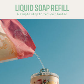 Panier des Sens Rose Liquid Hand Soap label details