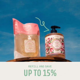 Panier des Sens Rose Liquid Hand Soap refill bottle