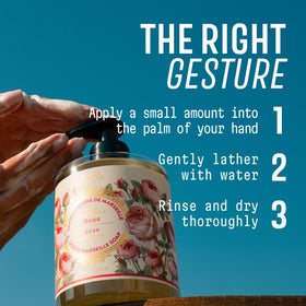 Panier des Sens Rose Liquid Hand Soap with natural ingredients