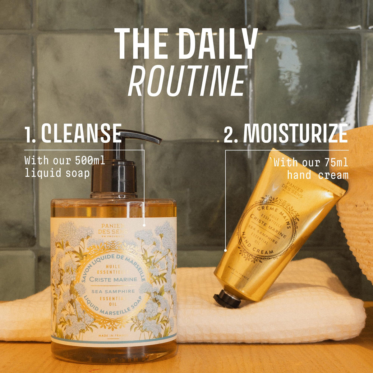 Panier des Sens Sea Samphire Liquid Hand Soap packaging