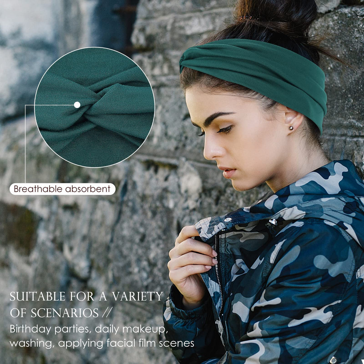 Panleding headbands close-up showcasing soft texture