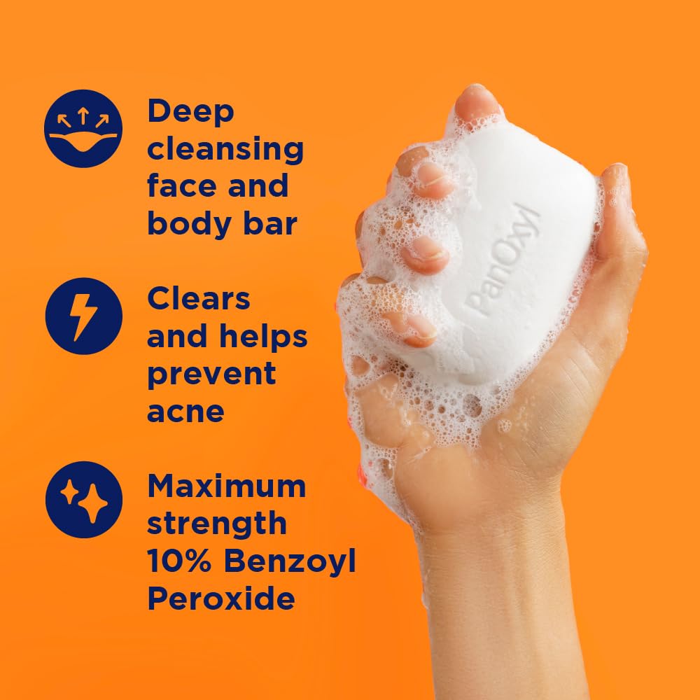 PanOxyl Acne Bar showing texture