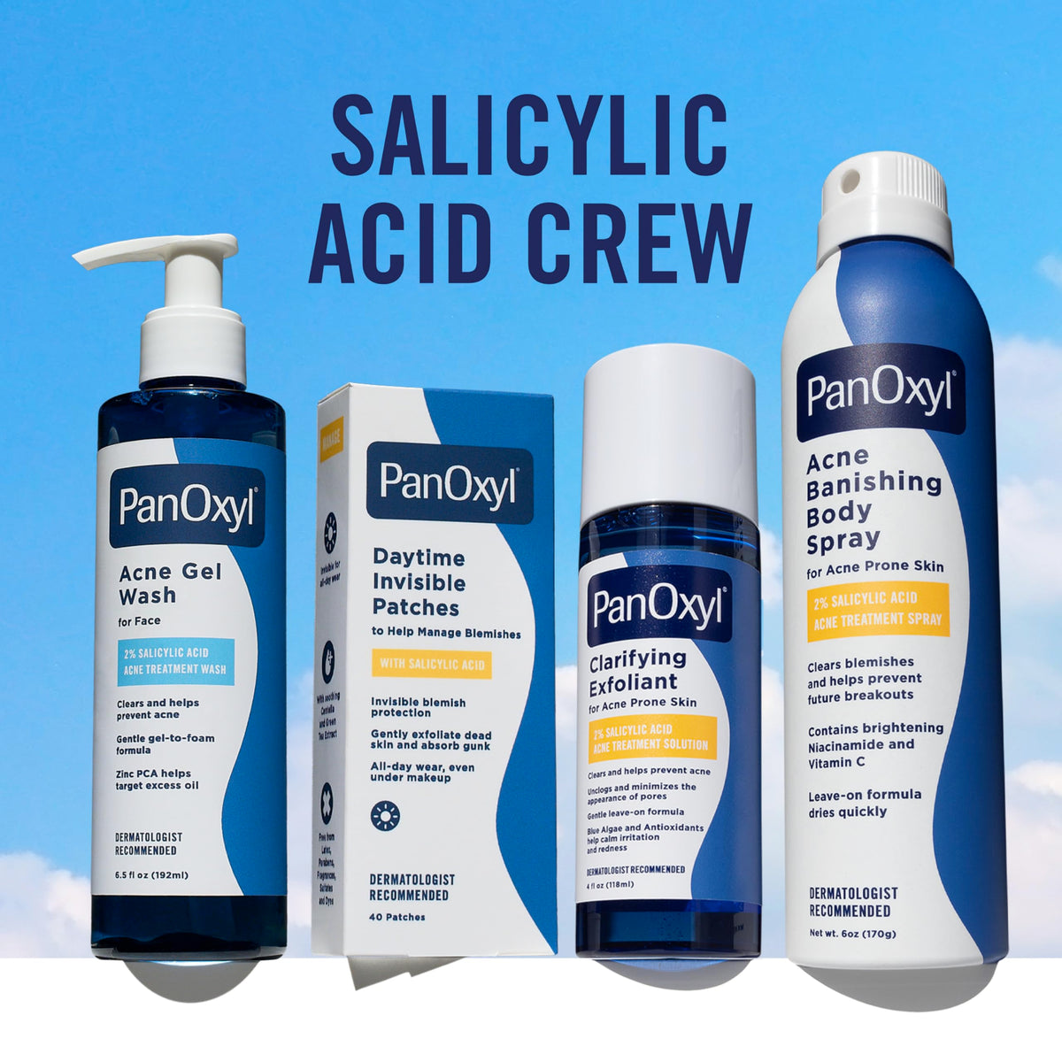 PanOxyl Acne Gel Wash 2% Salicylic Acid packaging