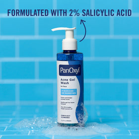 PanOxyl Acne Gel Wash 2% Salicylic Acid side view