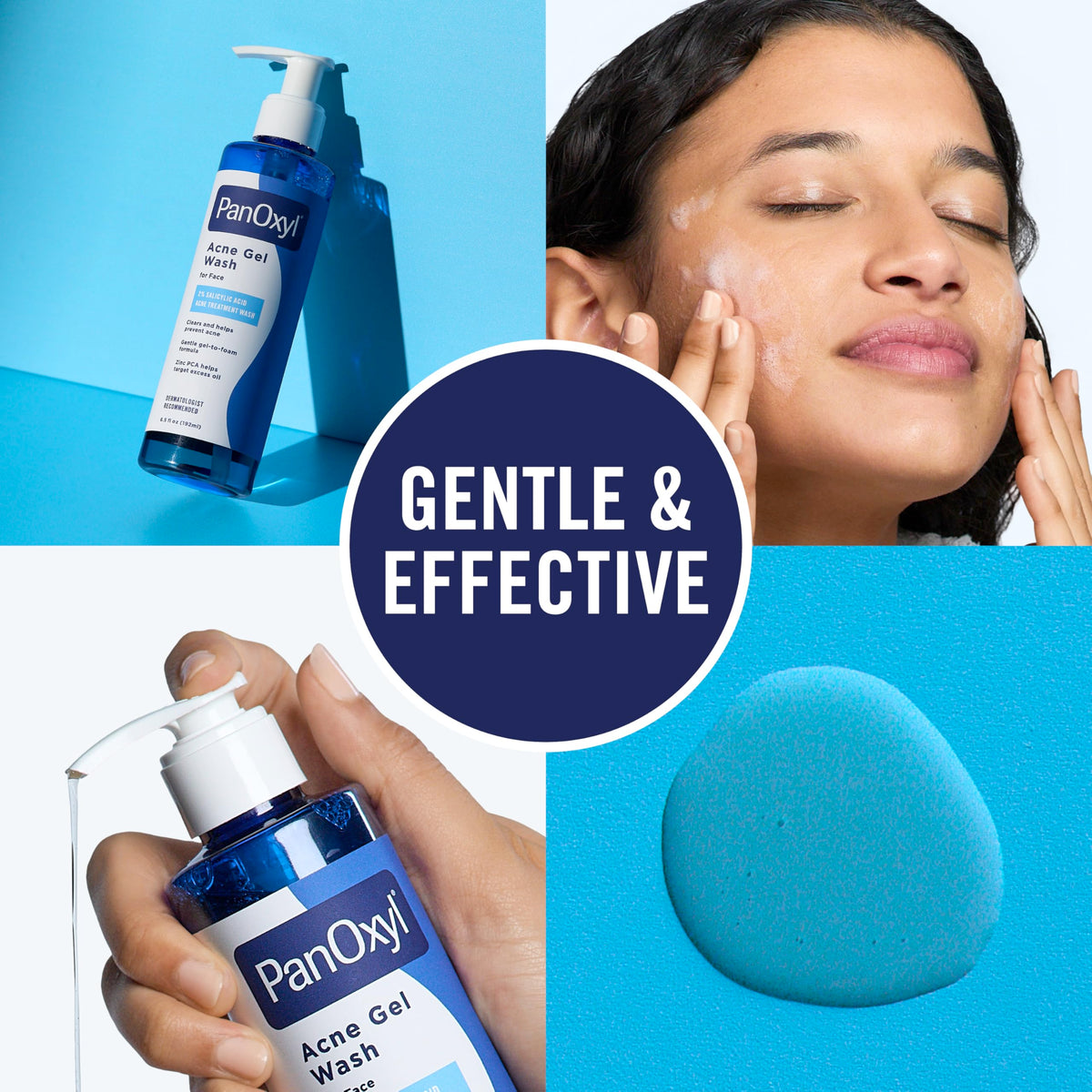 PanOxyl Acne Gel Wash 2% Salicylic Acid texture close-up