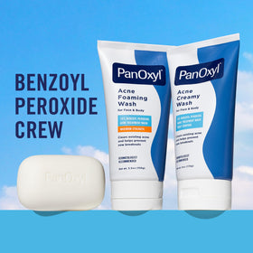 PanOxyl Antimicrobial Acne Creamy Wash 4% Benzoyl Peroxide side view