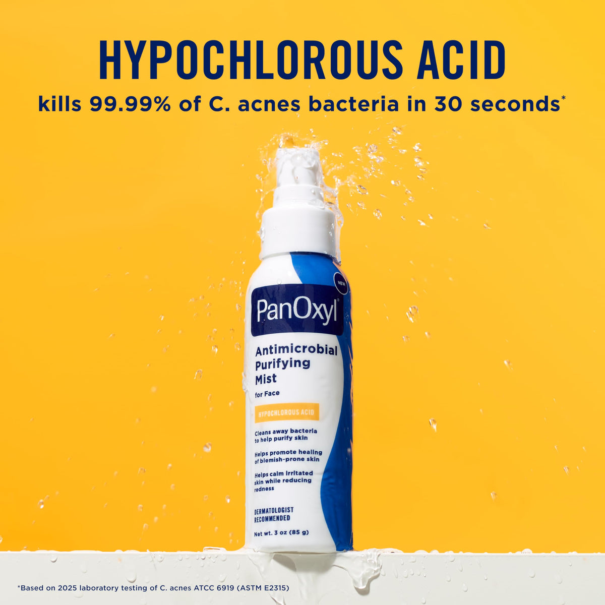 PanOxyl Antimicrobial Purifying Mist in lifestyle setting