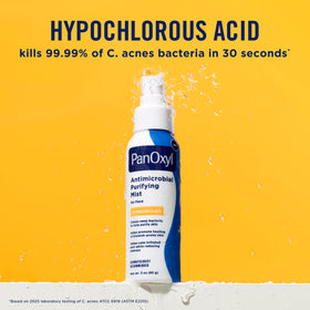 PanOxyl Antimicrobial Purifying Mist in lifestyle setting