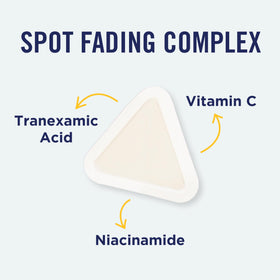 PanOxyl Blemish Brightening Patches applied to skin