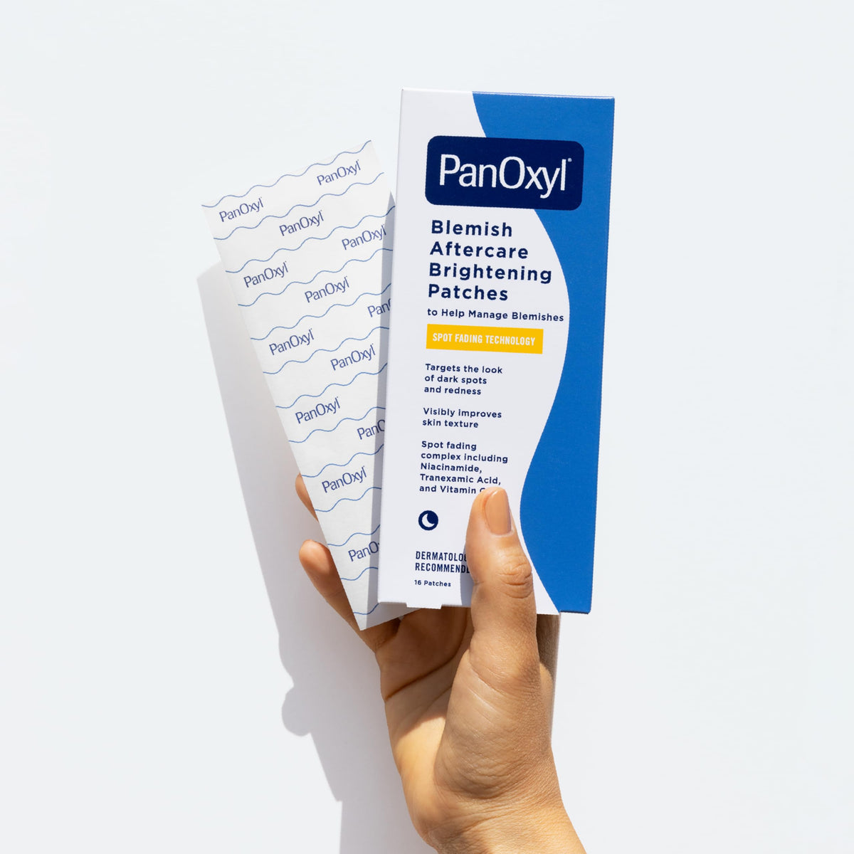 PanOxyl Blemish Brightening Patches opened showing individual patches