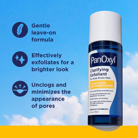 PanOxyl Clarifying Exfoliant 2% Salicylic Acid bottle with cap