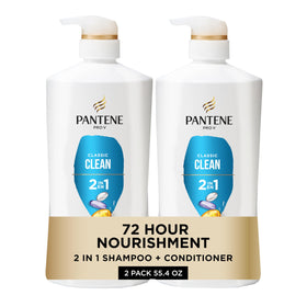 Pantene 2-in-1 Shampoo & Conditioner Classic Clean 27.7 Oz front view