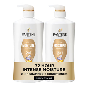 Pantene 2-in-1 Shampoo & Conditioner Daily Moisture Renewal front view
