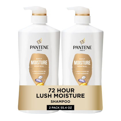 Pantene Daily Moisture Renewal Shampoo 2-Pack front view