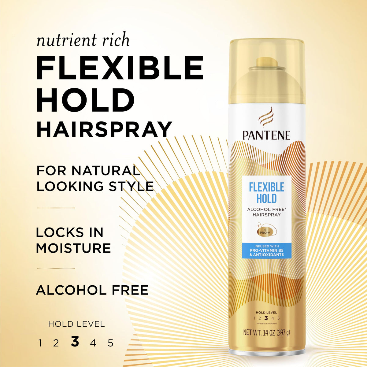 Pantene Flexible Hold Hairspray spray nozzle close-up