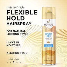 Pantene Flexible Hold Hairspray spray nozzle close-up
