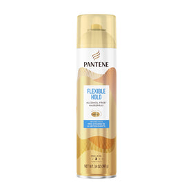 Pantene Flexible Hold Hairspray with polished ponytail