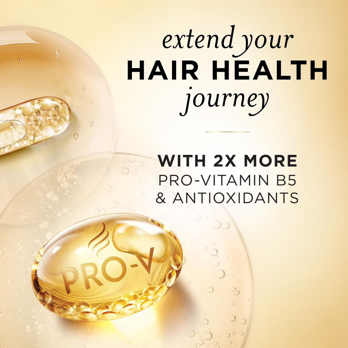 Pantene Flexible Hold Hairspray with styled hair background