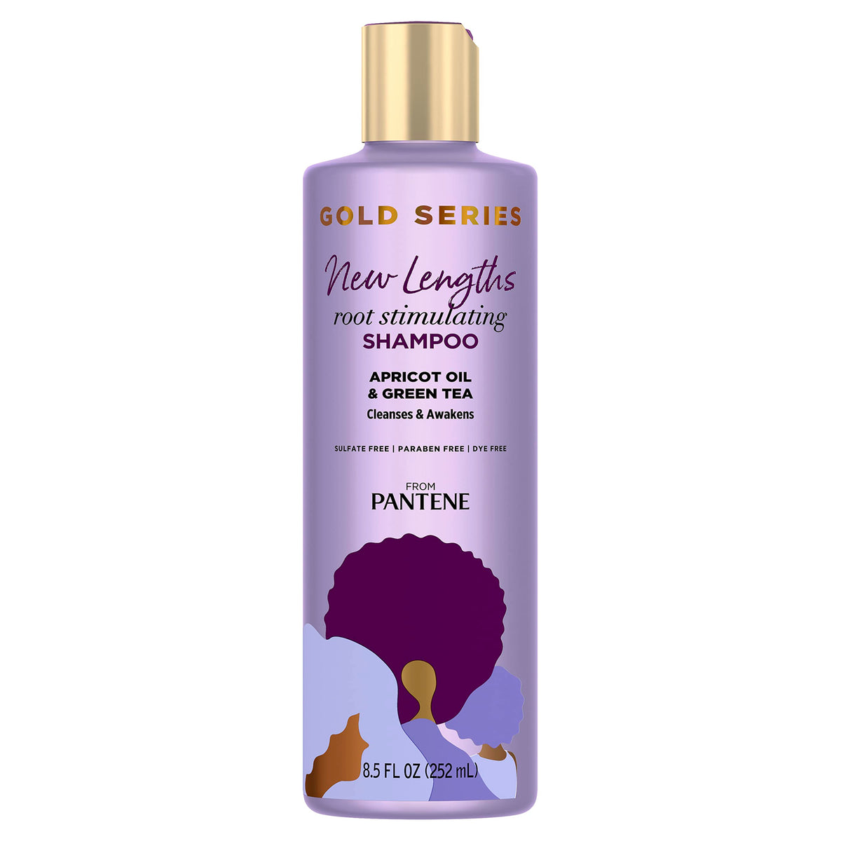 Pantene Gold Series New Lengths Root Stimulating Shampoo front view