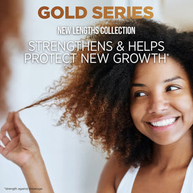 Pantene Gold Series New Lengths shampoo back label