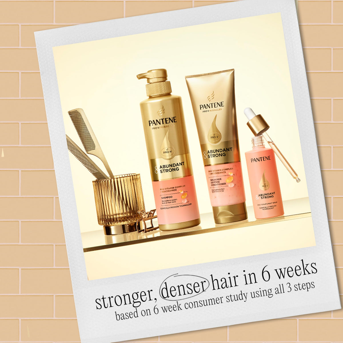 Pantene Hair Brush with ergonomic design
