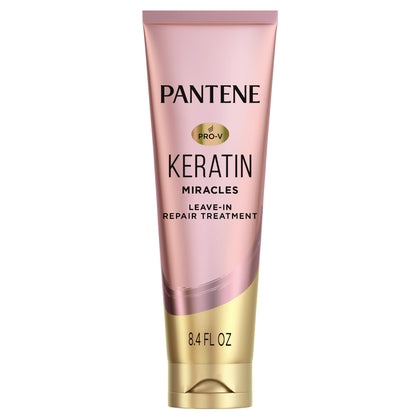 Pantene Keratin Leave-In Conditioner 8.4 Fl Oz front view