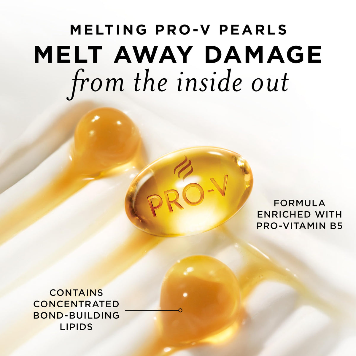 Pantene Miracle Rescue Hair Mask texture on hand