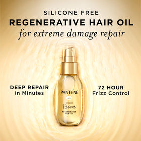 Pantene Miracle Rescue Hair Oil bottle with cap