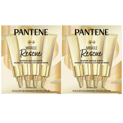 Pantene Miracle Rescue Shots front view with ampoules