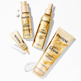 Pantene Miracle Rescue Shots with hair care products