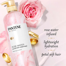 Pantene Rose Water Conditioner 30 oz close-up of pump