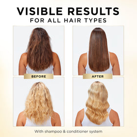 Pantene Shampoo and Conditioner set with berries background