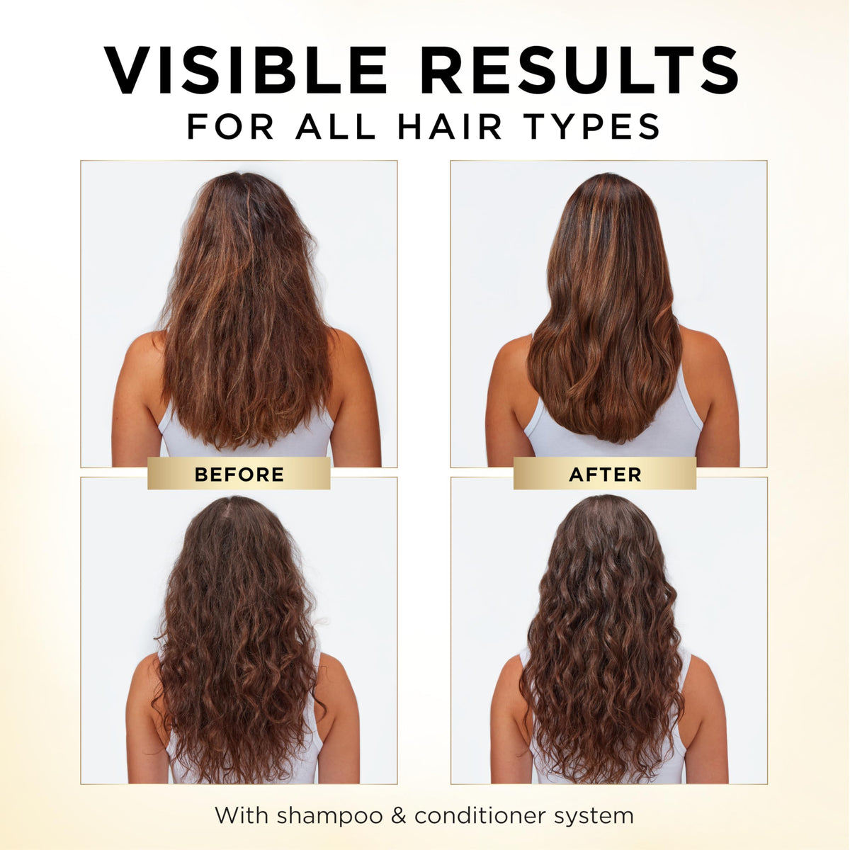 Pantene shampoo lather on hand