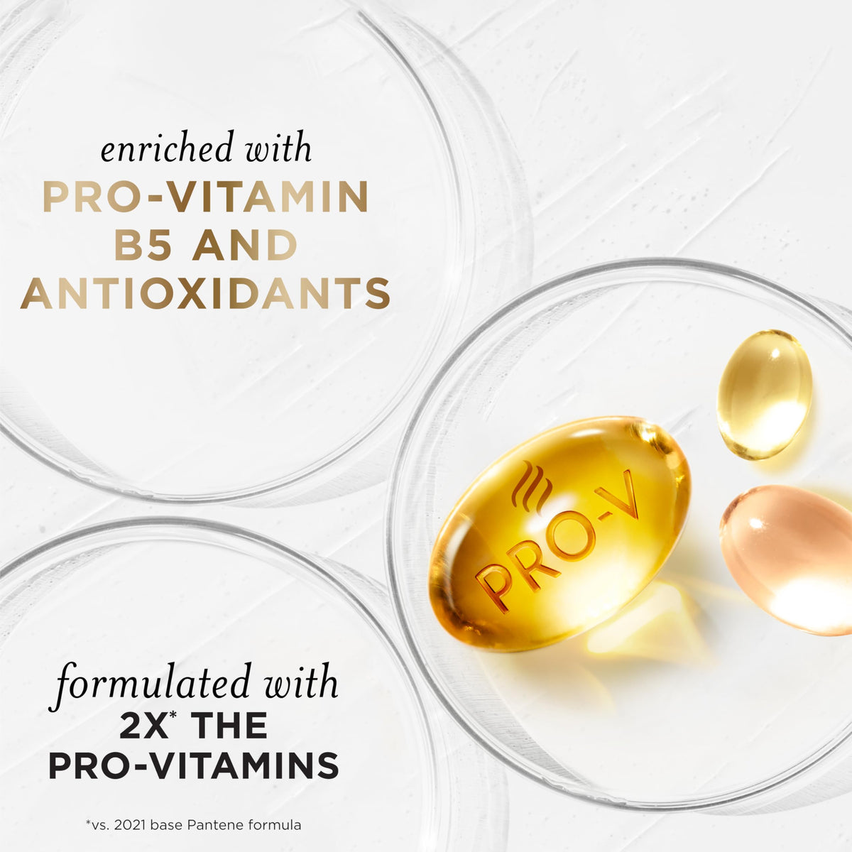Pantene shampoo with natural ingredients