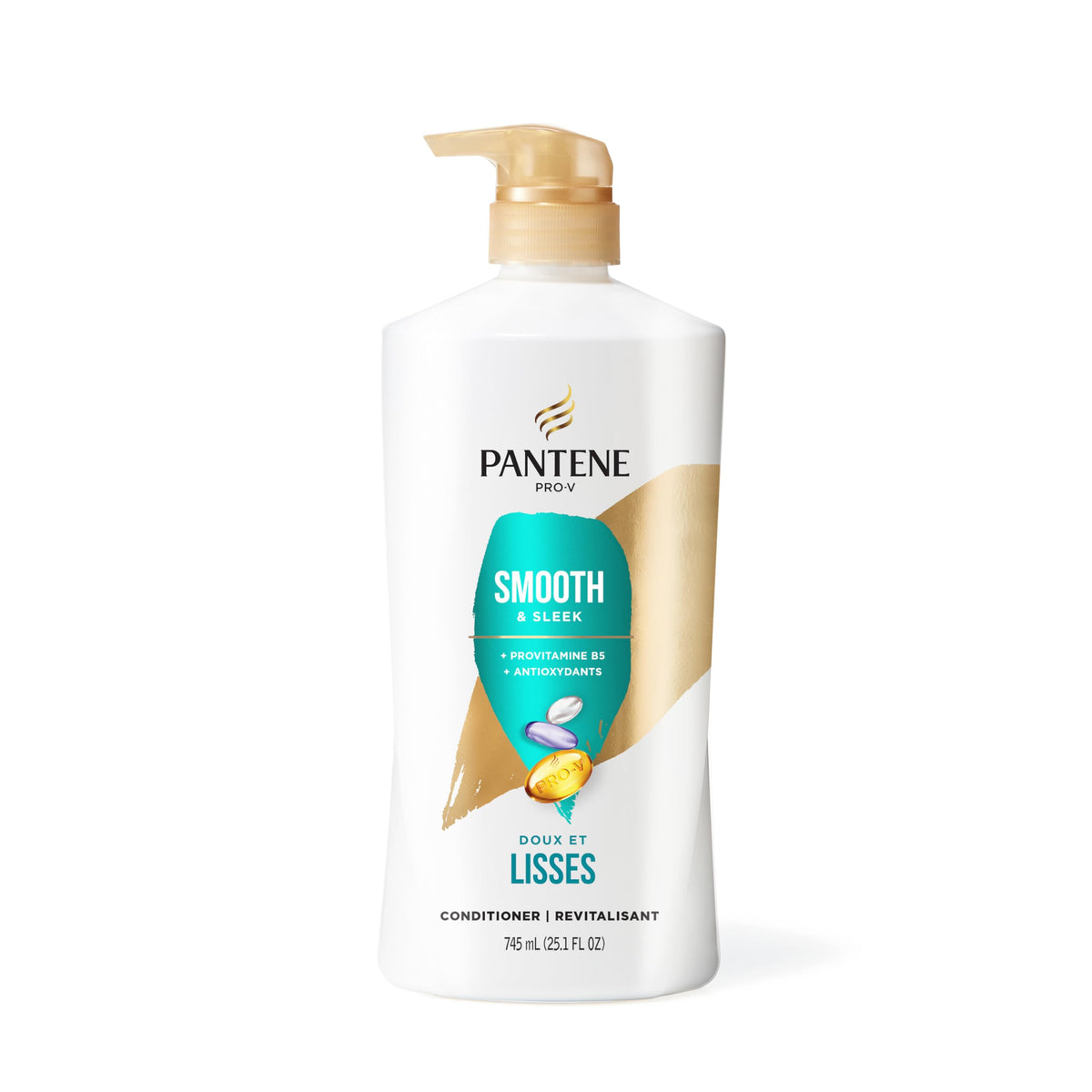 Pantene Smooth & Sleek Conditioner with beautiful hair