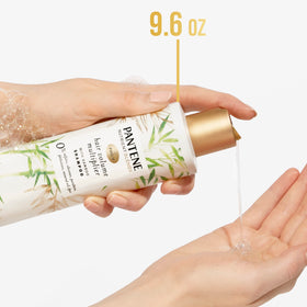 Pantene Sulfate Free Shampoo 9.6 oz with ingredients displayed