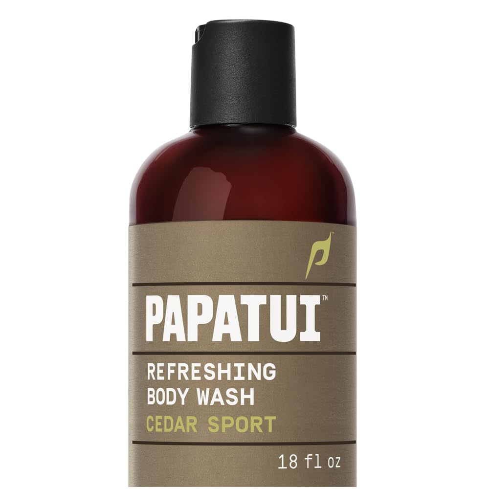 PAPATUI Refreshing Body Wash Cedar Sport 18 fl oz front view