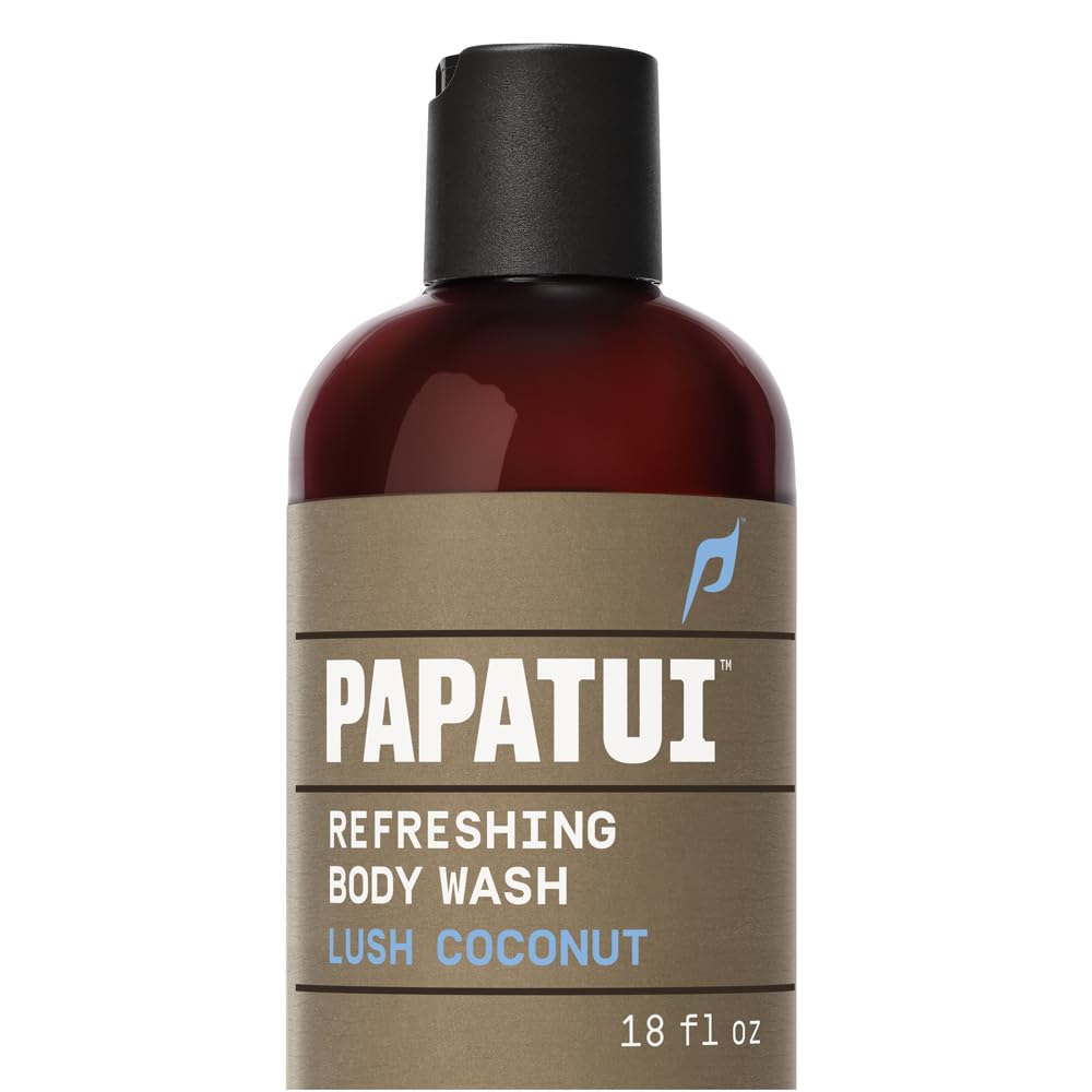 PAPATUI Refreshing Body Wash Lush Coconut 18 fl oz front view