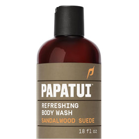 PAPATUI Refreshing Body Wash Sandalwood Suede 18 fl oz front view