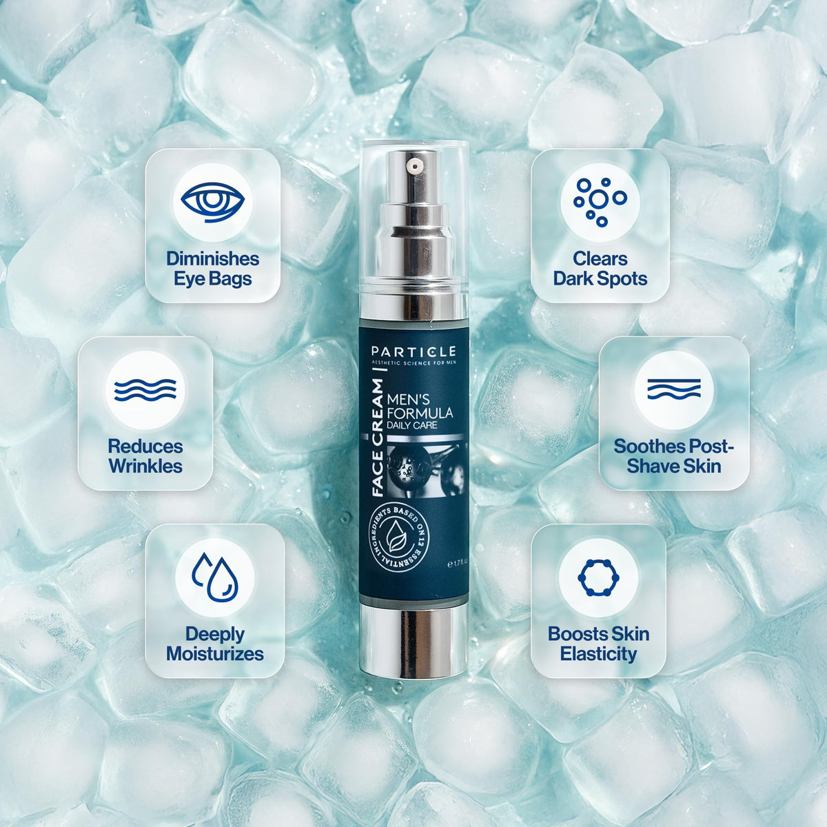 Particle 6-in-1 Face Cream for Men side view