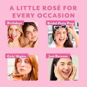 Patchology Rosé Under Eye Patches in a bridal party gift