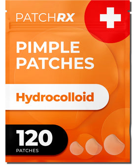 PatchRx Acne Patches 120 Count front view with packaging