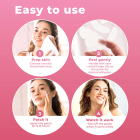 PatchRx Full Face Pimple Patches displayed on a flat surface