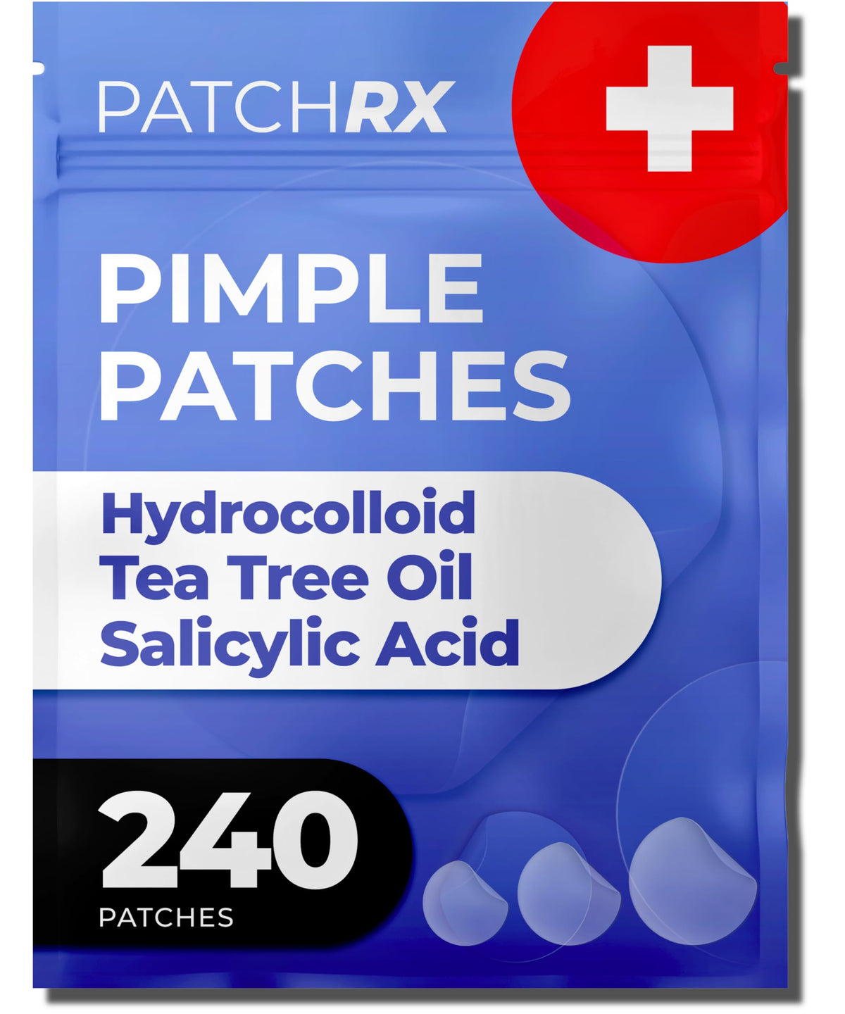 PatchRx Pimple Patches 240 count front view packaging