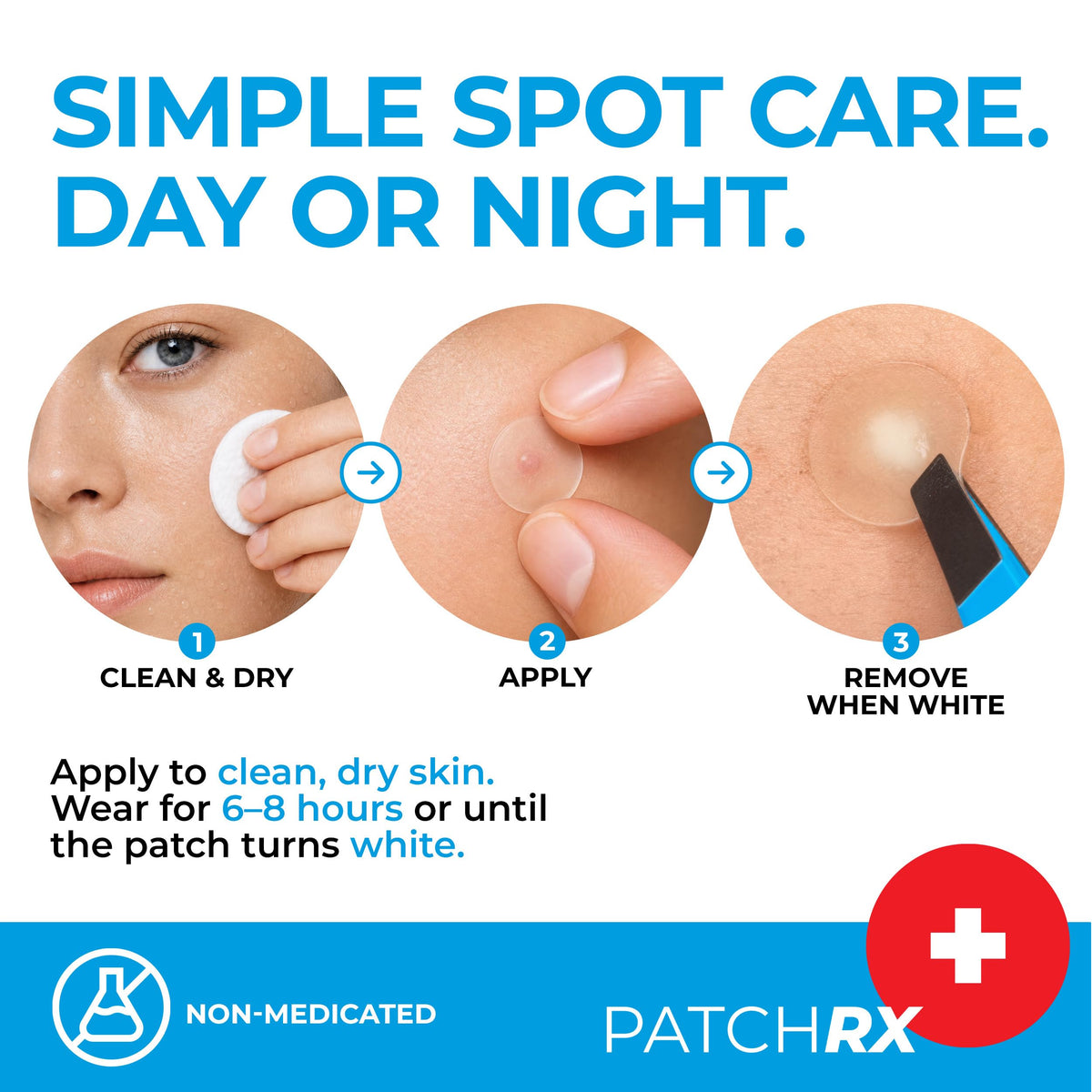 PatchRx Pimple Patches displayed on a clean surface
